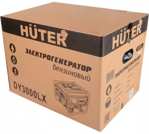 Бензиновый электрогенератор Huter DY3000LX с электростартером