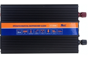 Автомобильный инвертор KRAFT 12/220 В, 2000 Вт