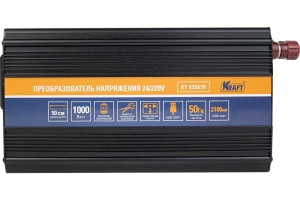 Инвертор автомобильный KRAFT 24/220V 1000W