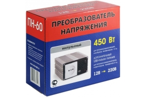 Преобразователь напряжения 12-220В, 450Вт, USB Вымпел ПН-60
