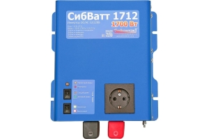Инвертор- преобразователь напряжения СИБКОНТАКТ СибВатт 1712 DC/AC, 12/220В, 1700Вт