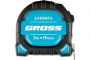 Рулетка GROSS Experte, 3 м x 19 мм, двухкомпонентный корпус, магнит, двухсторонняя разметка, нейлон
